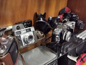 Alte Fotoapparate, Vintage, Retro